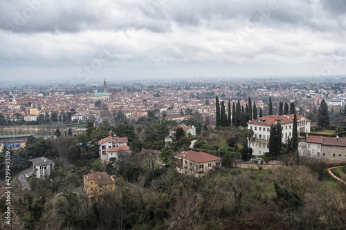 Vicenza, beautiful view of the historic center.