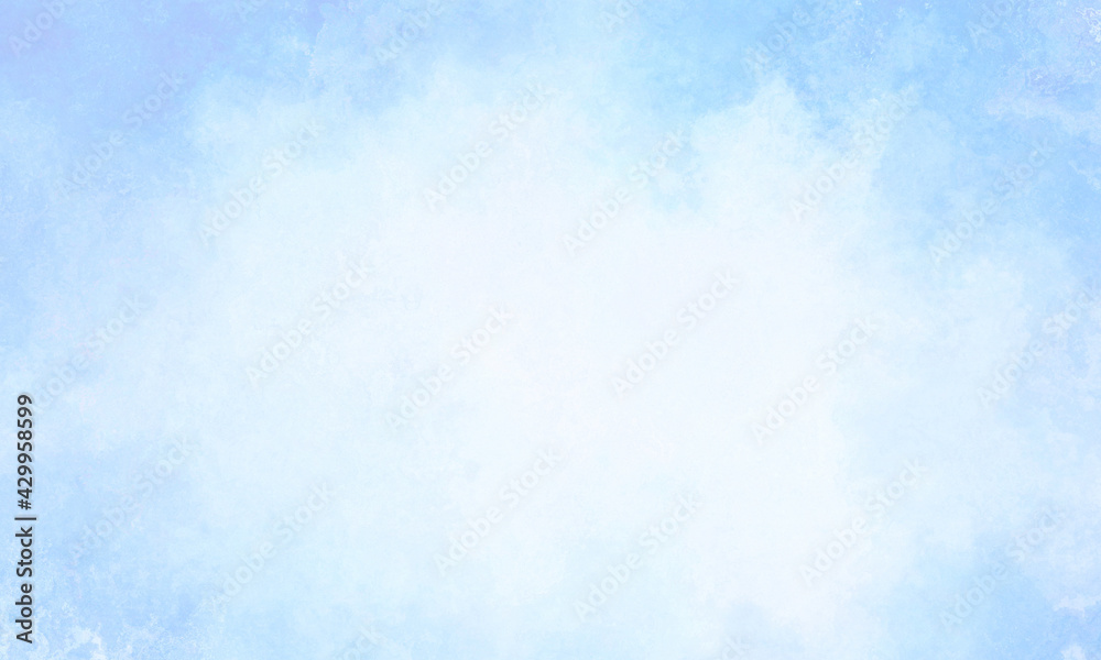 Light soft blue sky background, abstract realistic spring blue paper ...