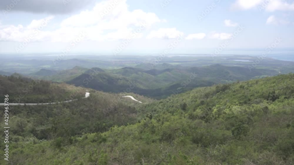 Timelapse of the Cuban landscape at the top of the peak. Timelapse of the Cuban landscape at the top of the peak.