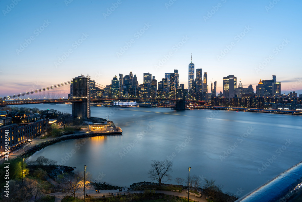 Manhattan skyline, New York city