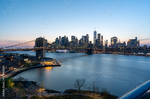 Manhattan skyline, New York city
