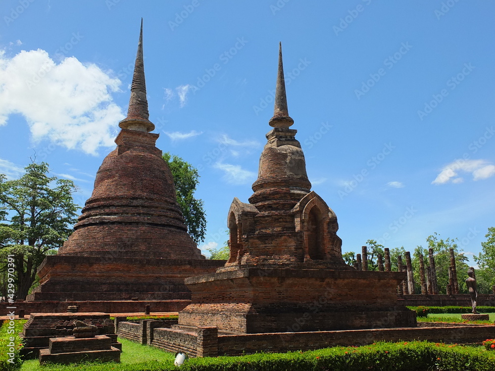 temple in archaeological site