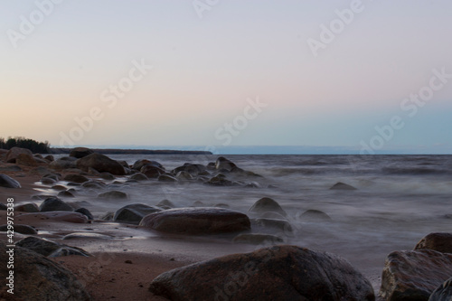 sunset at the beach