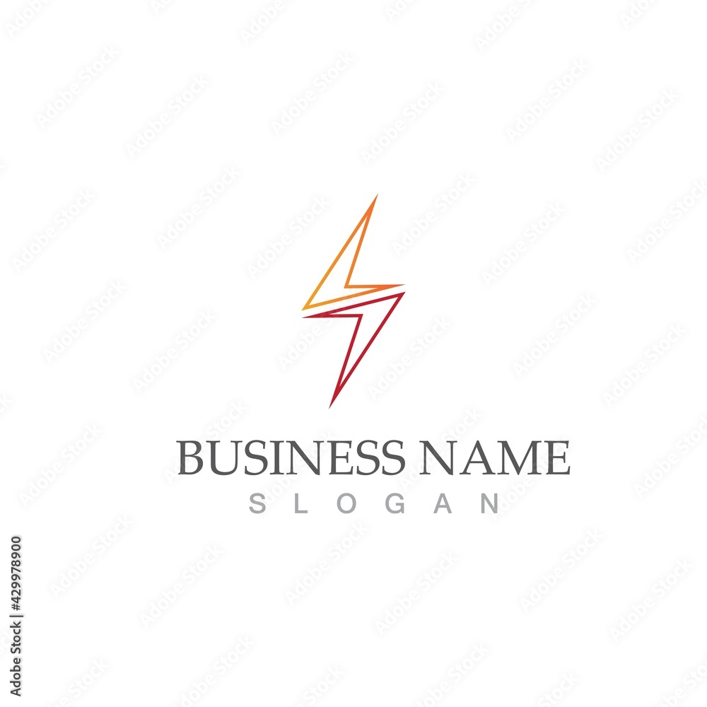 flash thunderbolt logo template flash thunderbolt logo template