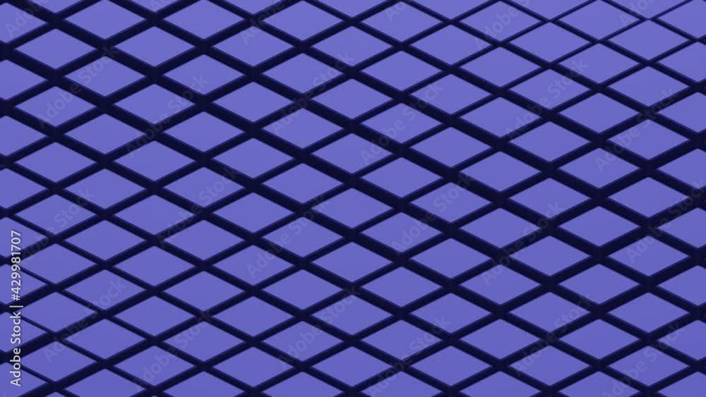 Violet 3d rendered geometric shapes in wavy movement background. Minimal motion graphic seamless looped animation Violet 3d rendered geometric shapes in wavy movement background. Minimal motion graphic seamless looped animation