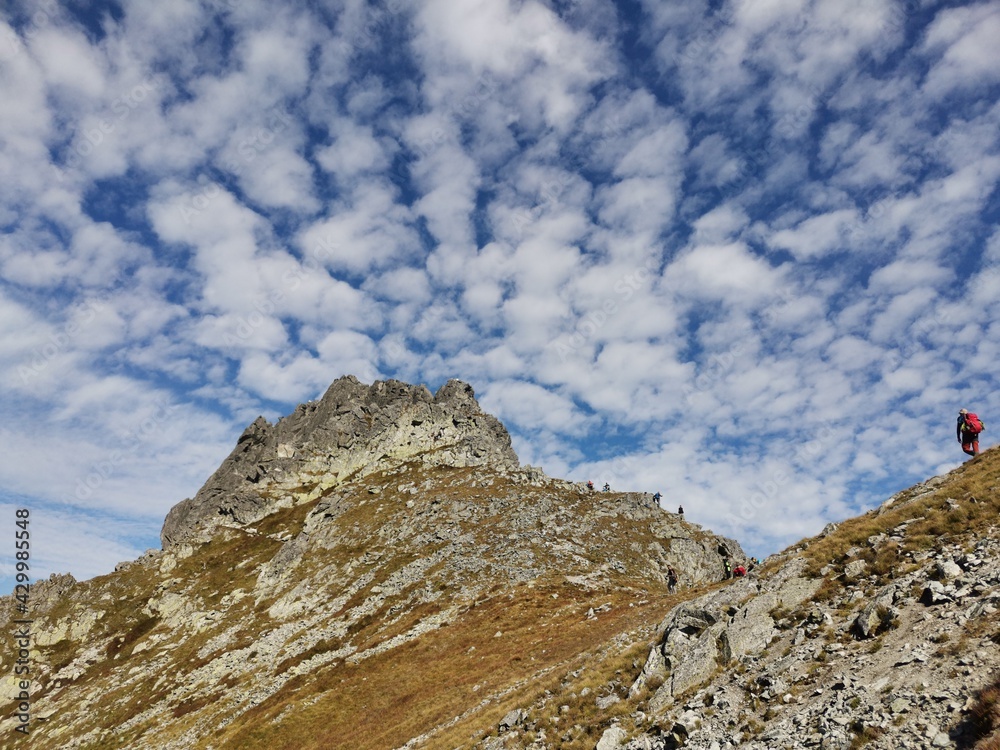 Fototapeta premium Cloudy sky in High Tatras