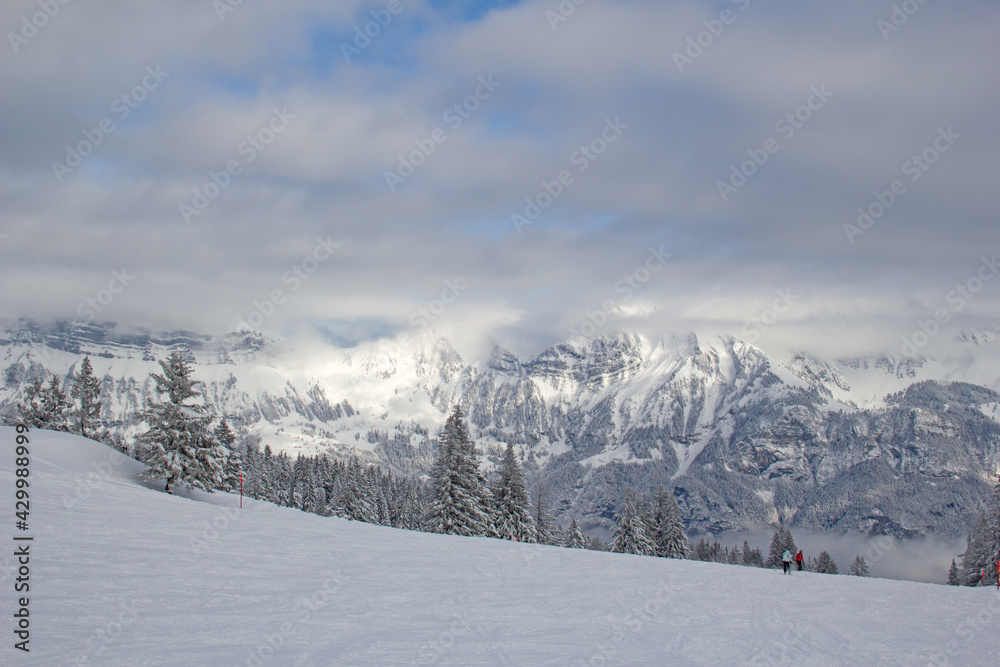 Fototapeta premium Winter in alps