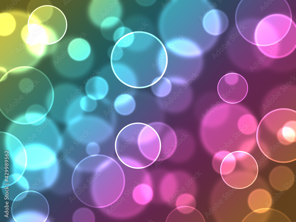 Abstract colorful bubbles background Abstract colorful bubbles background