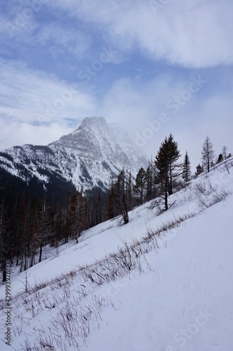 Rocky Mountains in Winter © Braeden