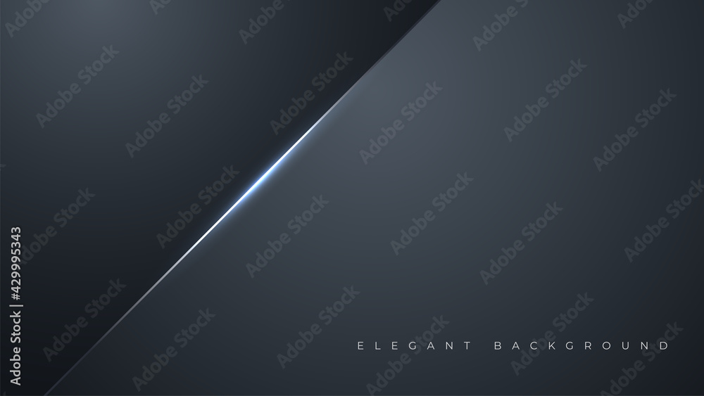 Abstract minimal background with dark black navy. Business banner with elegant shiny light. Vector illustration print template. Abstract minimal background with dark black navy. Business banner with elegant shiny light. Vector illustration print template.