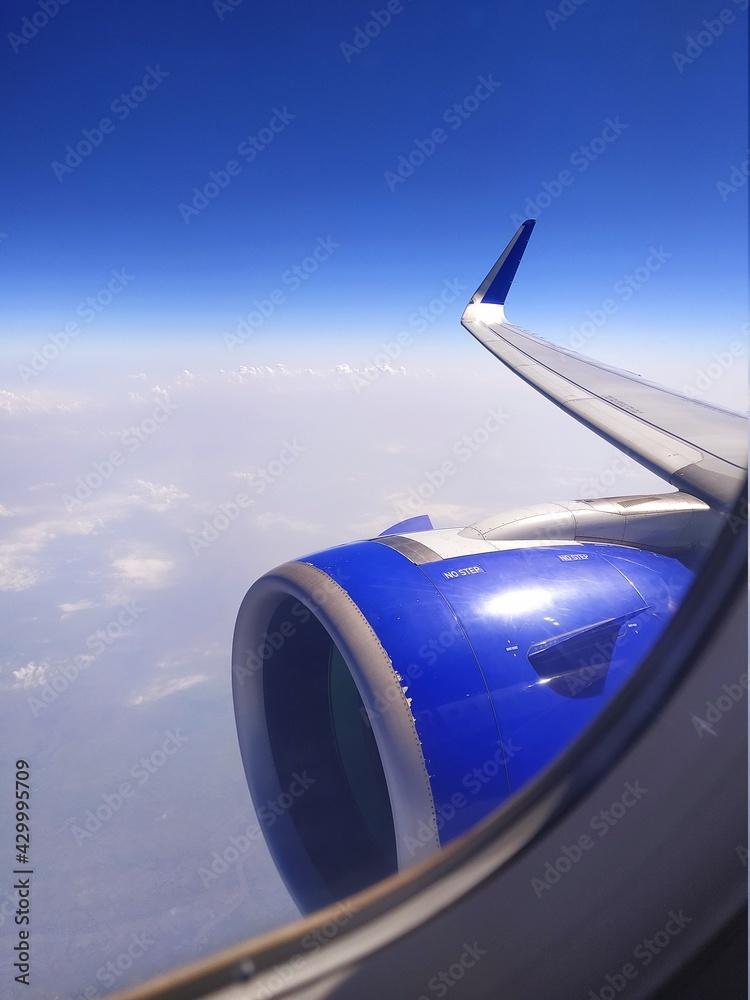 Fototapeta premium airplane in the sky