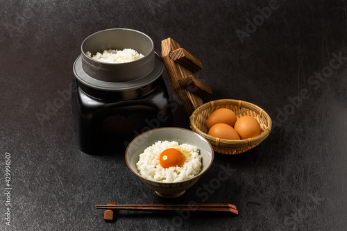ごはんとおかず　Side dishes of rice japanese food