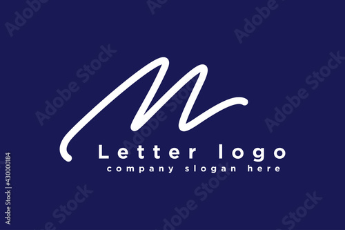 m logo design. letter logo design Abstract letter M logo