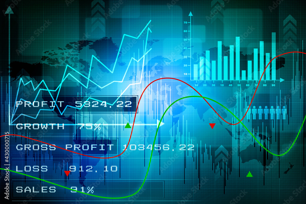 2d rendering Stock market online business concept. business Graph
2d rendering Stock market online business concept. business Graph