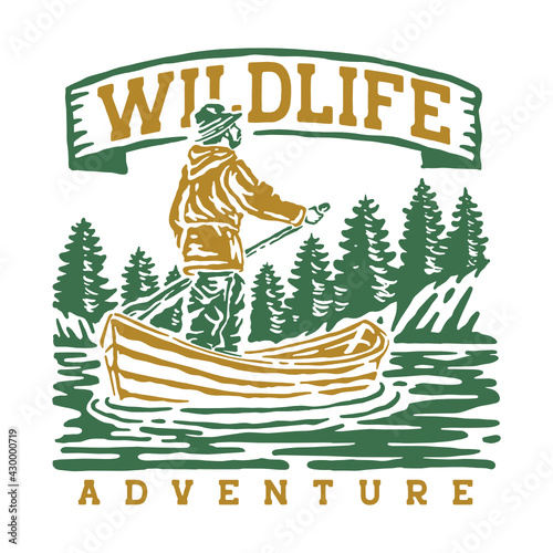 Outdoor adventure illustration