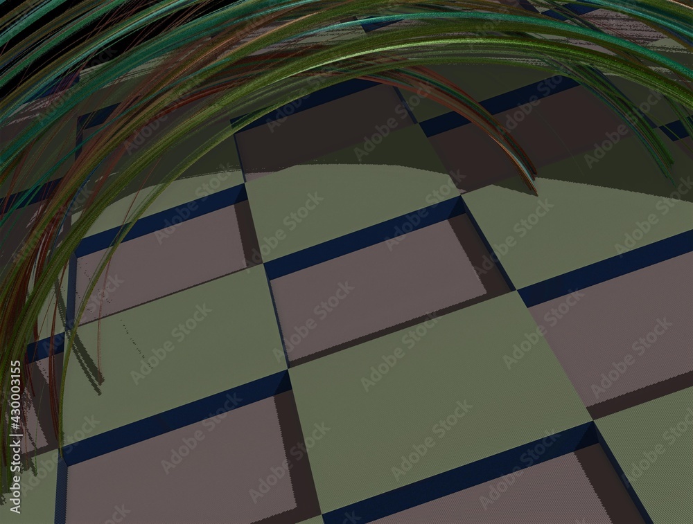Fototapeta premium Imaginatory fractal background generated Image