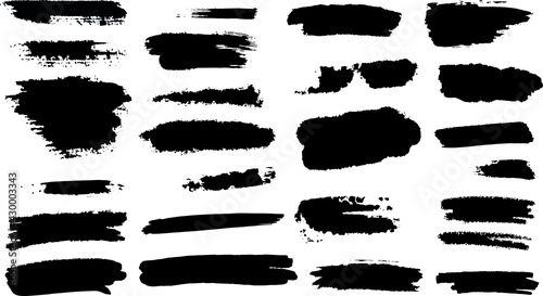 Brush Set, Brush Strokes	