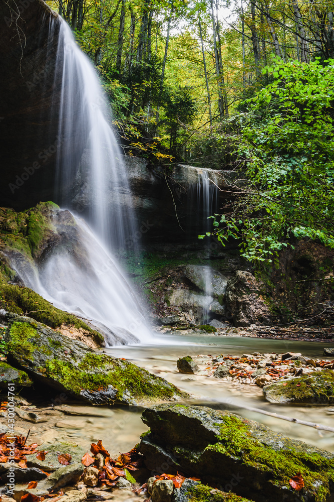 Obraz premium Waterfall in the forest