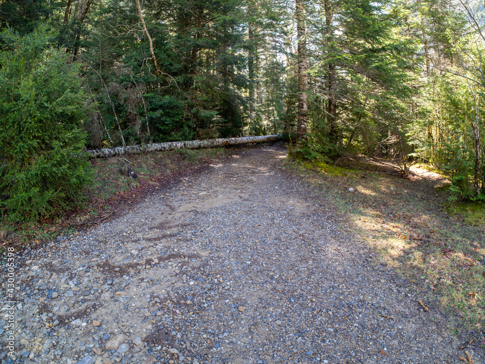 Fototapeta premium walk through the national park of ordesa and lost mountain