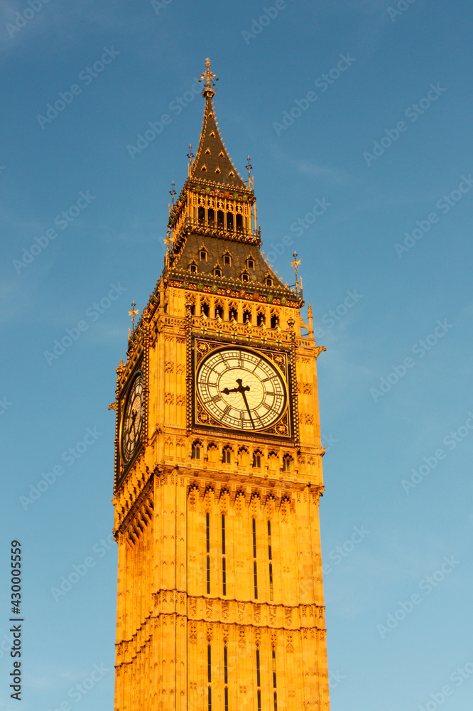 The big ben clock tower, London, England