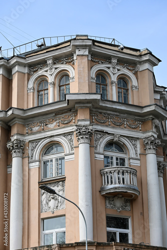 Decorative elements of the facade.