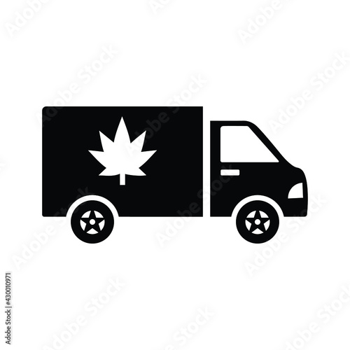 Delivery, drugs, hemp, marijuana, pharmacy icon