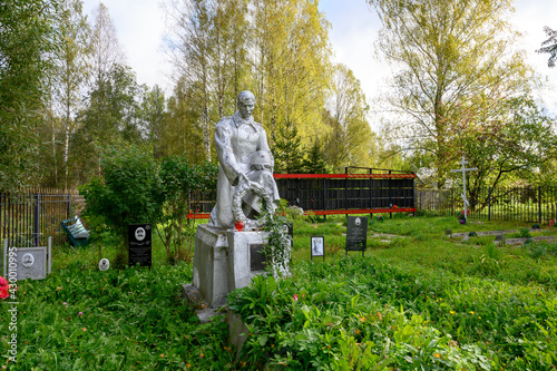War burial, Kokoshkino, Rzhev district, Tver region, Russian Federation, September 19, 2020