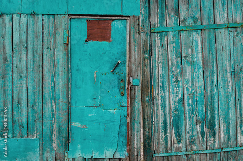 old vintage wooden door close up © Sofiia