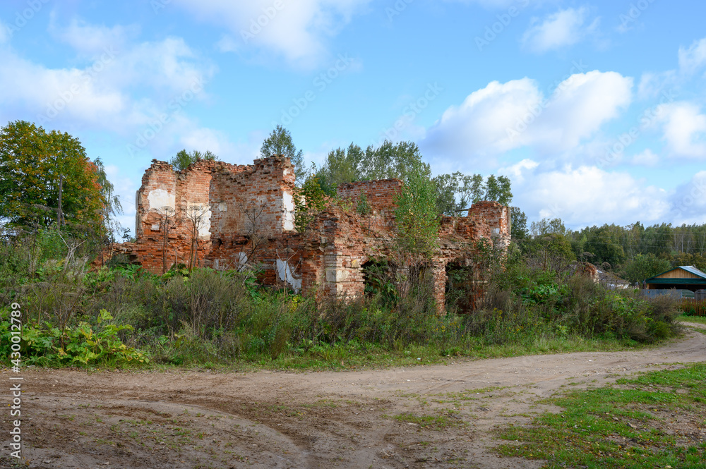 Ruines of the main house of the estate Ruines of the main house of the estate