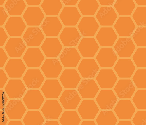 Vector honeycomb pattern. Hexagon tile seamless pattern.