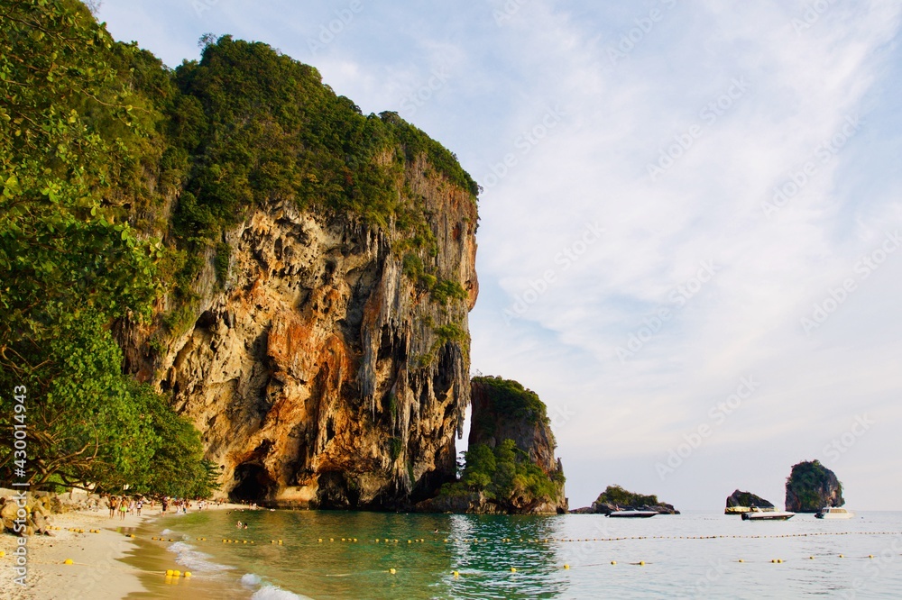 Cliffs near Krabi, Thailand 