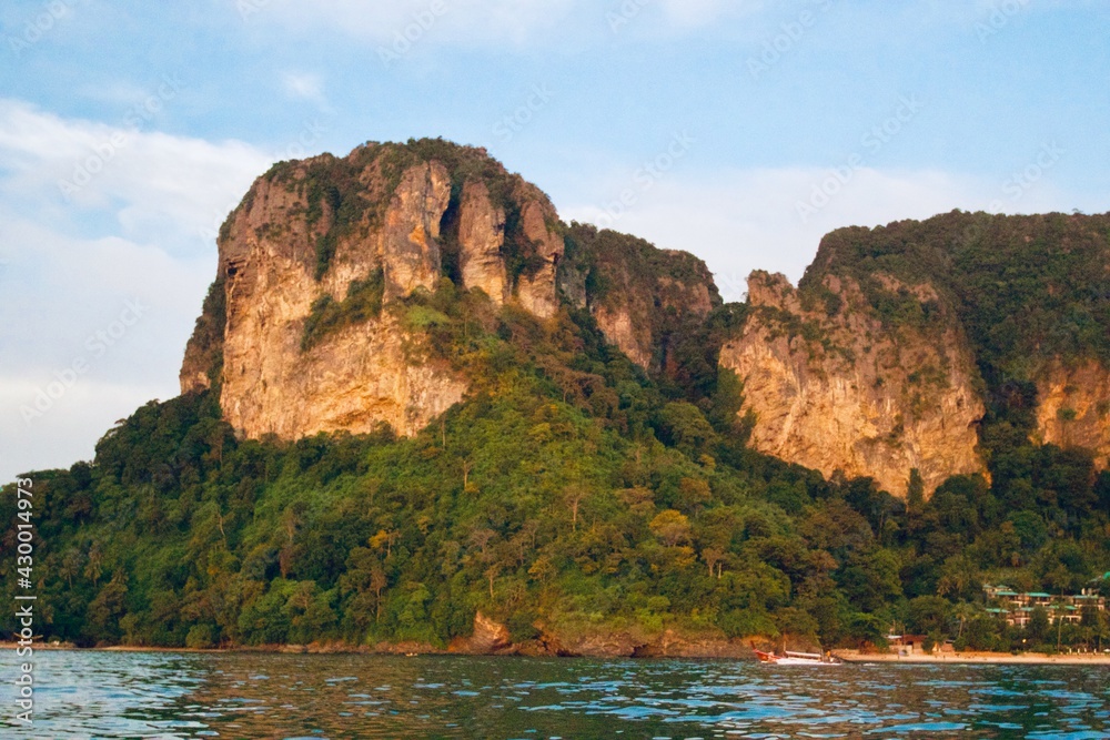 landscape, cliffs of Krabi, Thailand 