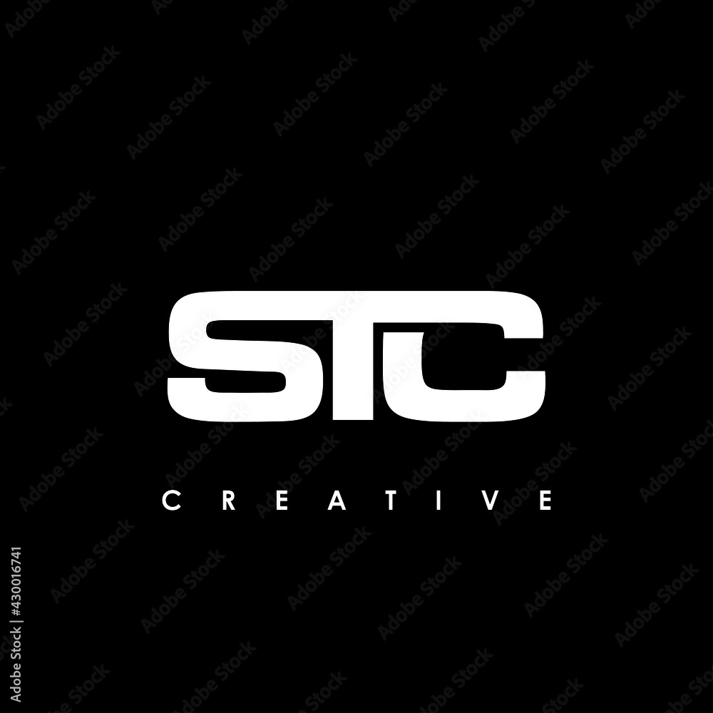 STC Letter Initial Logo Design Template Vector Illustration STC Letter Initial Logo Design Template Vector Illustration