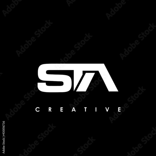 STA Letter Initial Logo Design Template Vector Illustration photo
