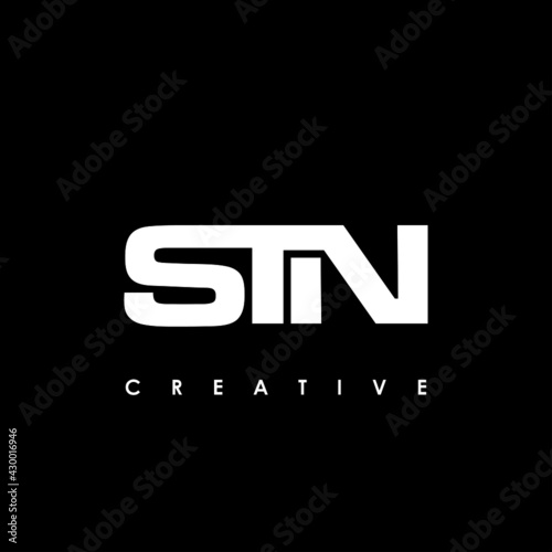 STN Letter Initial Logo Design Template Vector Illustration photo