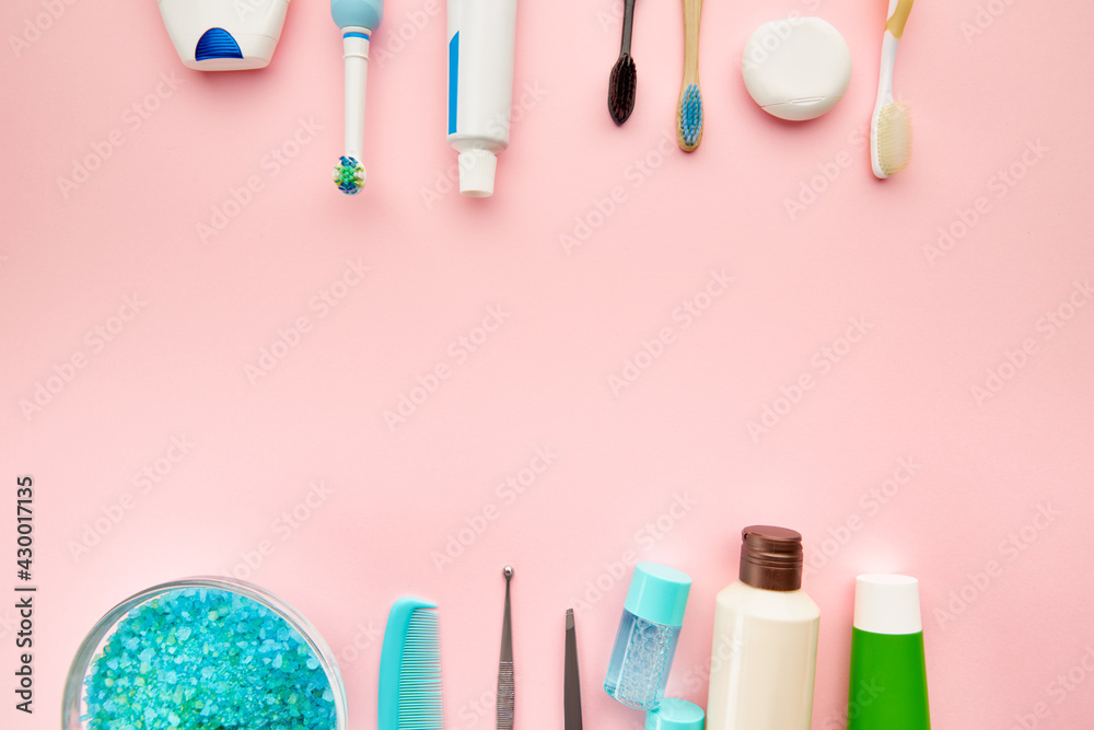 Oral care products, different toothbrushes Oral care products, different toothbrushes