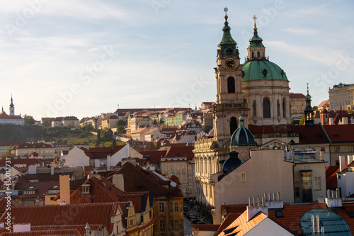 Paisaje de los tejados de Praga