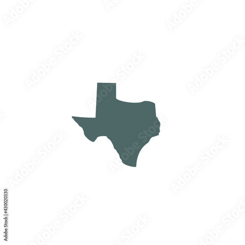 Texas Map logo or icon design