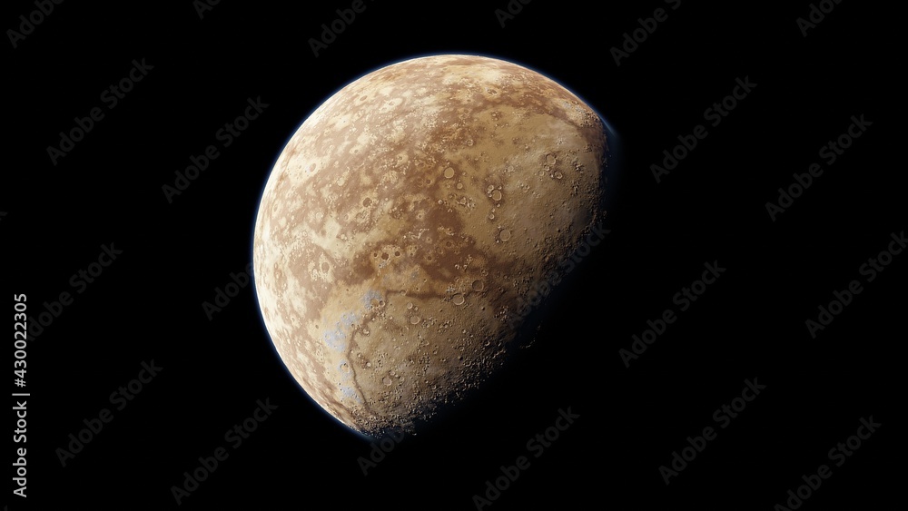 earth-like planet in far space, planets background 3d render earth-like planet in far space, planets background 3d render