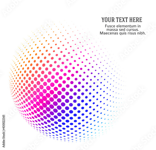 3D decorative balls with chess dot spheres isolated on white. Vector illustration EPS10. Design elements for your advertising flyer, presentation template, brochure layout, book cover.