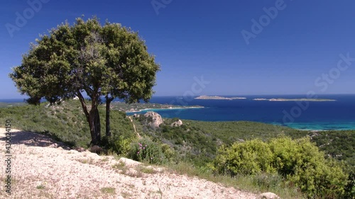 Liscia Ruja e' certamente una delle spiagge più grandi della affacciata su un piccolo golfo chiuso in lontananza dalle spiagge di Capriccioli.
