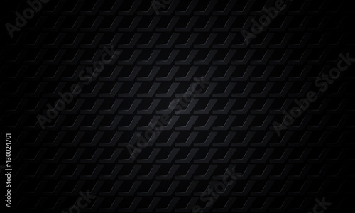 Black background. Dark metal texture steel background. Web design template vector illustration EPS 10.