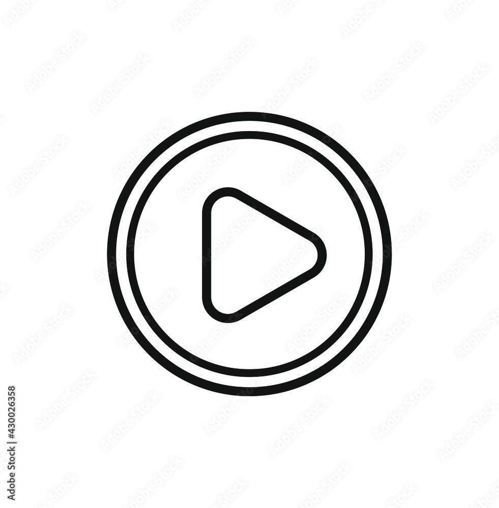 The round black video starts icon. Play icon. The round black video starts icon. Play icon.
