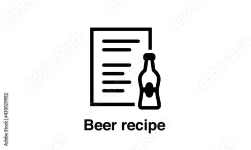 drink icon outline style with white background