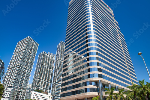 Modern skyscrapers of Downtown Miami, Florida © jovannig