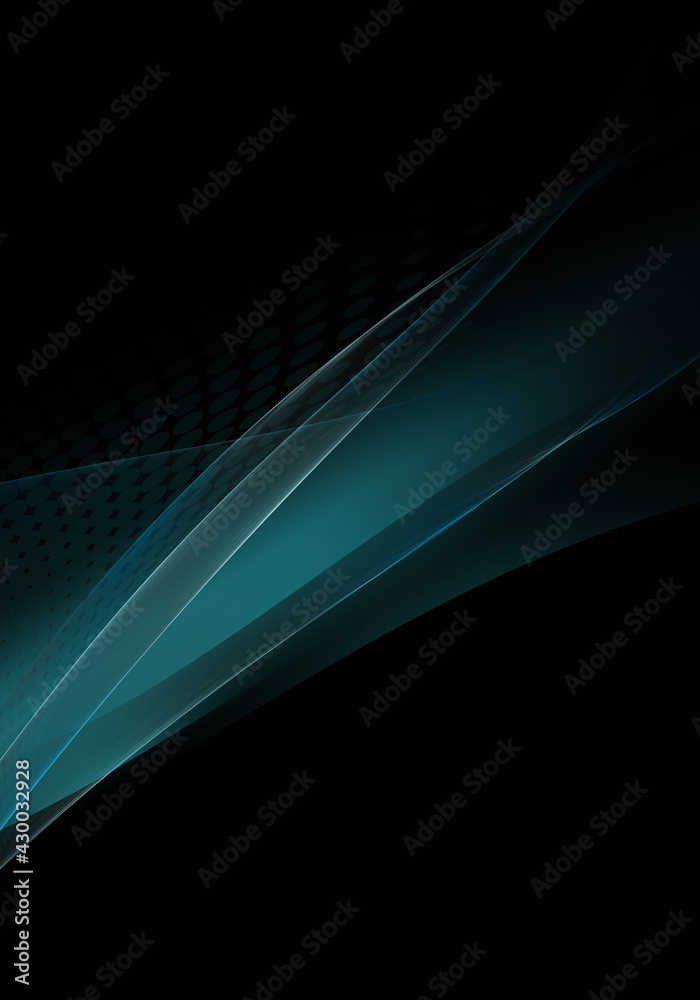 Abstract background waves. Black and marine blue abstract background for wallpaper or business card Abstract background waves. Black and marine blue abstract background for wallpaper or business card