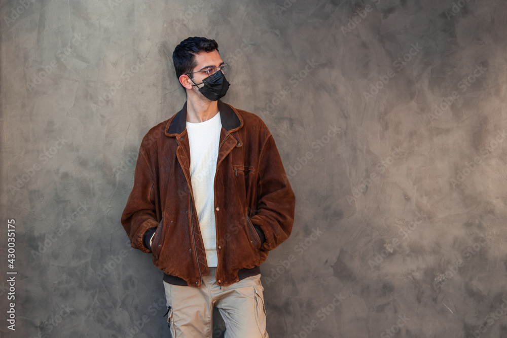man with mask isolated on background man with mask isolated on background