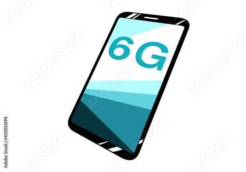 スマホ　6G　斜め
