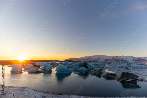 The Glacier Lagoon Jökulsarlon in Iceland, Europe © Marc Stephan