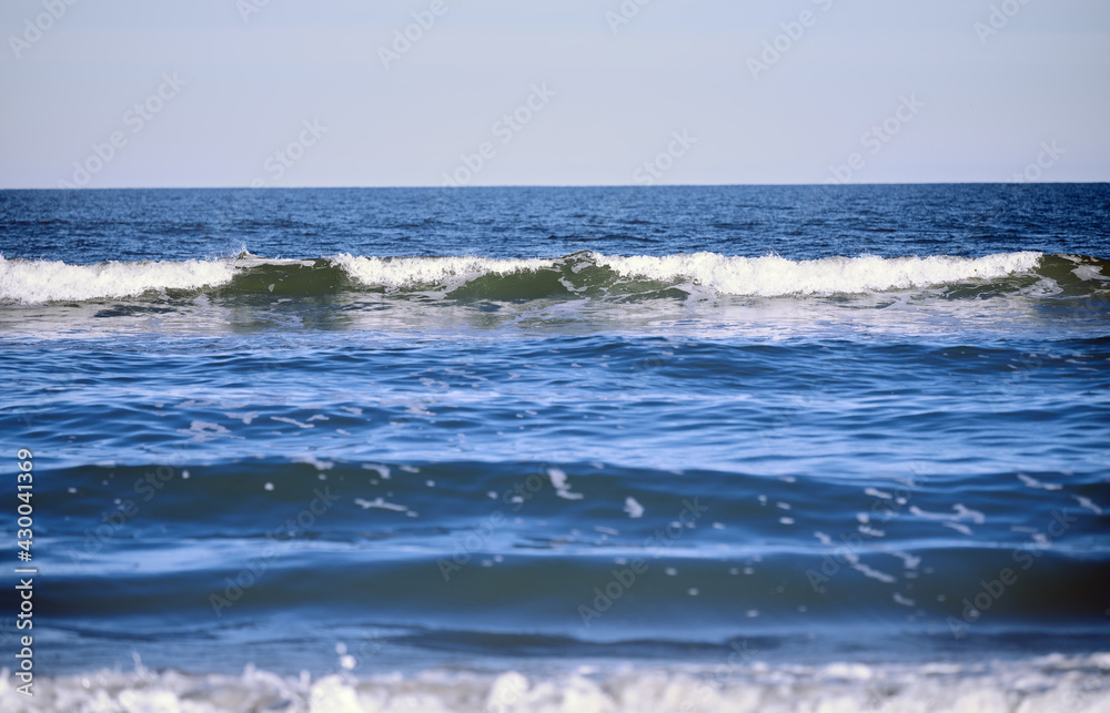 Rough water and waves in Atlantic Ocean. Florida, USA Rough water and waves in Atlantic Ocean. Florida, USA